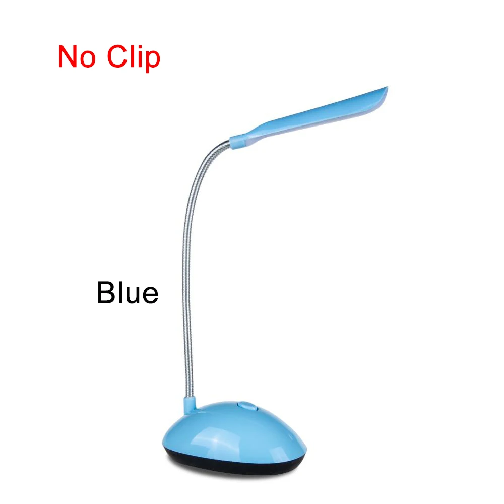 Blue No Clip EeeToo детский ночник, лампа для спальни, светодиодный светильник, настольная лампа с зажимом, защита для глаз, для чтения, для детей, ночник - Испускаемый цвет: Blue No Clip