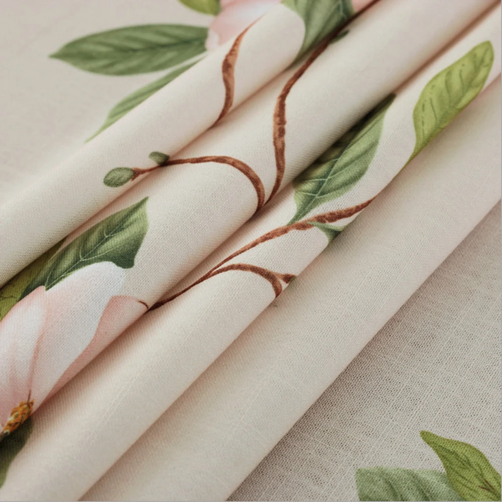 Скатерть из полиэстера и хлопка с цветочным принтом европейская скатерть для