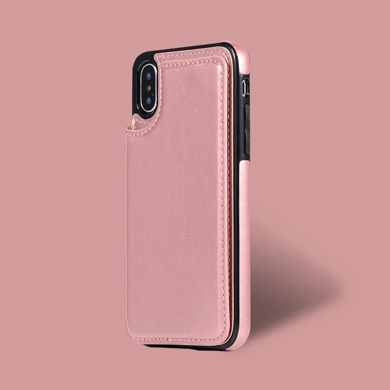 Чехол-бумажник из искусственной кожи в стиле ретро для iPhone X, 6, 6 S, 7, 8 Plus, 5, 5S, SE, мульти держатель для карт, чехол-подставка для iPhone 11 pro, XS, MAX, XR, чехол