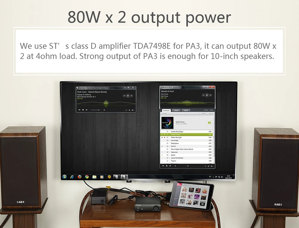 TOPPING PA3 Настольный HiFi Цифровой усилитель
