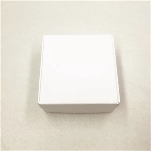 white 24 шт. самолета kraft бумага для упаковки подарка коробка конфет 6,5x6,5x3 см хранения чай/печенье/коробка для орехов принять настроить MOQ: 500 - Цвет: white