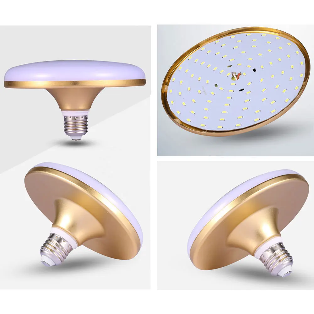 Новинка Светодиодная лампа E27 12 Вт 15 20 30 40 60 SMD 5730 плоская светодиодная Светильник