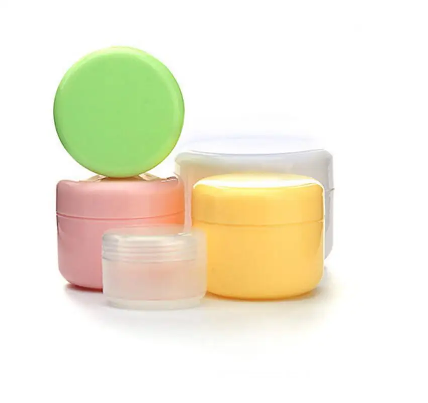 

50g Plastic Colorful Cosmetic Cream Jar With Lids,50ml Cream Bottle Package,Cosmetic Container LX1228