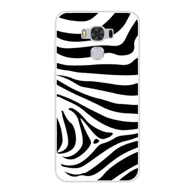 Для Asus Zenfone 3 Max ZC553KL Fundas для Zebra чехол Прозрачный Мягкий ТПУ силиконовый zc553kl 5