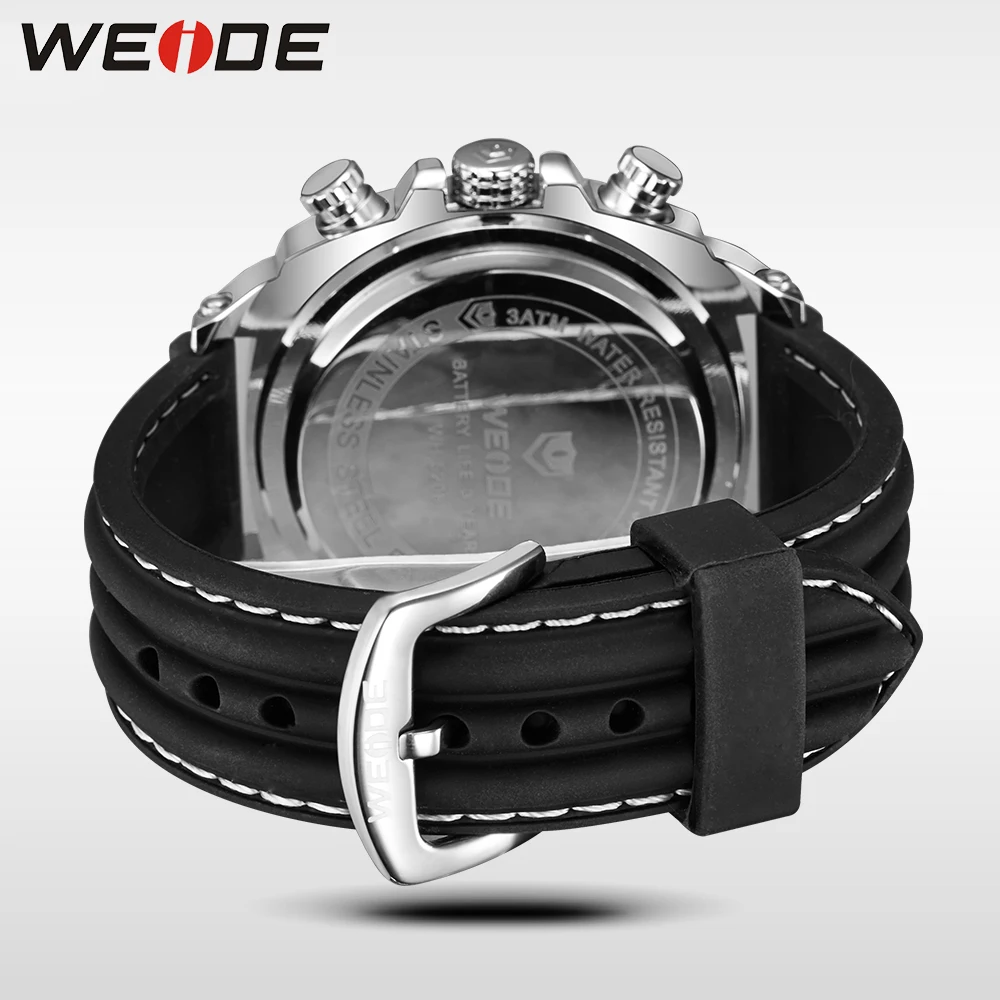 WEIDE Топ бренд Роскошные спортивные часы несколько часовых поясов relogio masculino esportivo