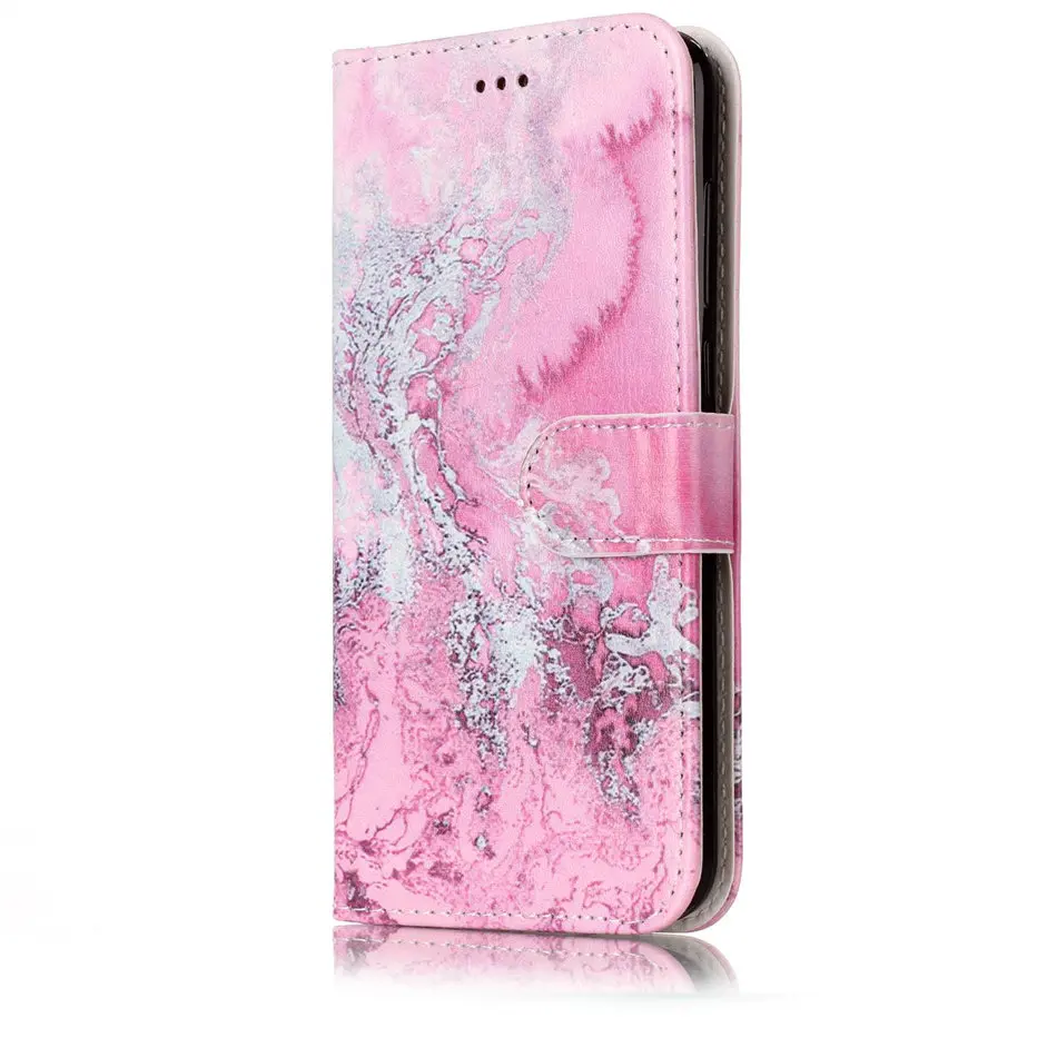 Кожаный чехол-бумажник для huawei mate 10 9 Pro P20 Plus P10 P8 P9 Lite Mini Y9 Honor 7X Enjoy 7S Чехол-книжка P01G