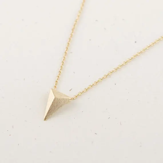 trendy women necklace Triangle pendant Jewelry Necklace christmas gift for girls | Украшения и аксессуары