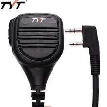 TYT IP54 MD 380 2 PTT удаленный водонепроницаемый плечевой микрофон