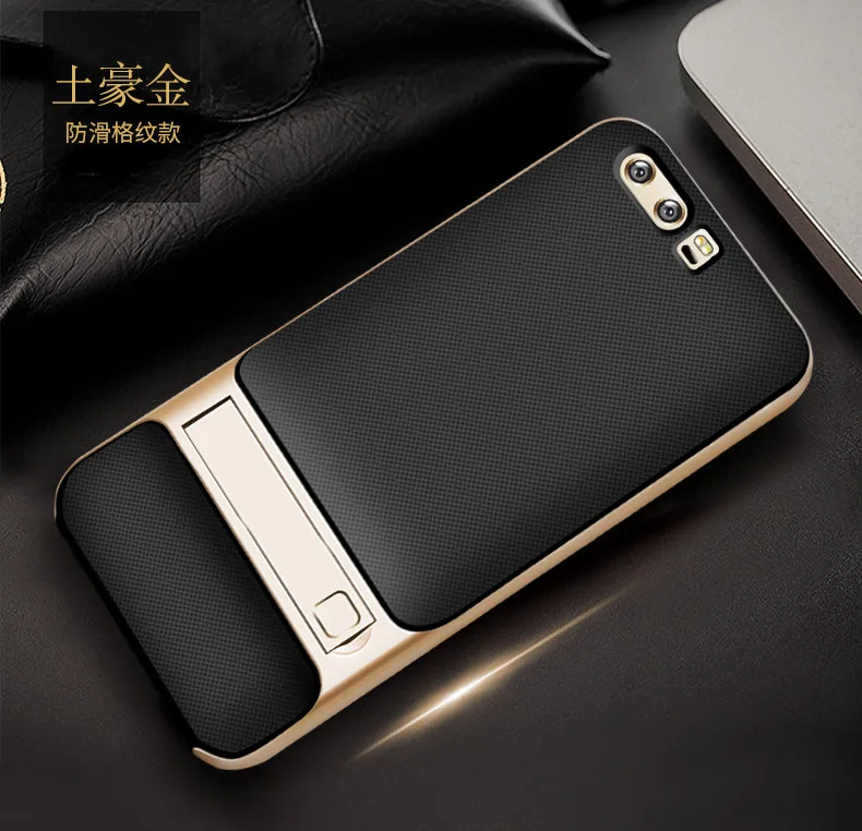 Модные 3D Подставки мобильных телефонов дело гибридный TPU + PC жесткий чехол для Huawei