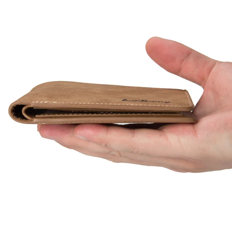 Высококачественный мужской кошелек винтажные стильные мужские бумажники