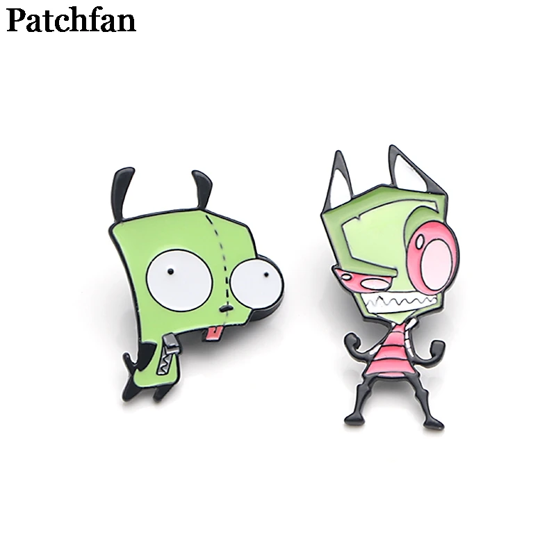 Patchfan Захватчик Зим броши для мужчин и женщин Прайд цинк эмаль шпильки медаль для рубашки рюкзак одежда сумка Декоративные значки A2141