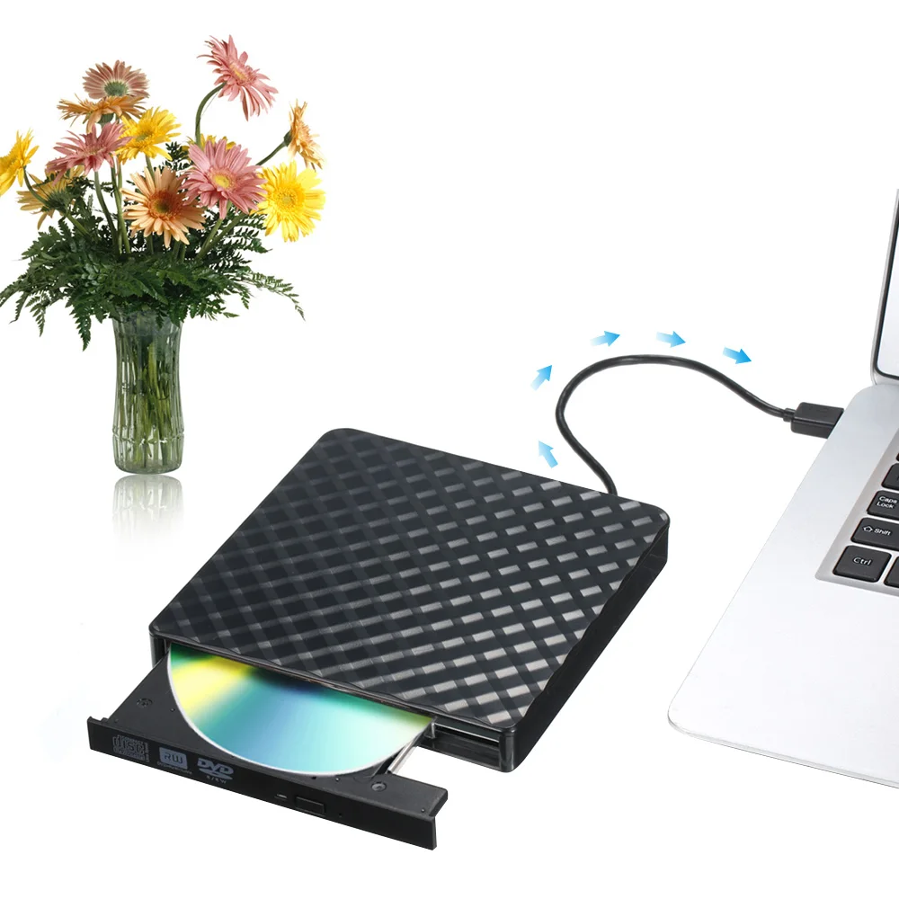 Портативный внешний привод для CD диска USB 3 0 Rom записывающее устройство