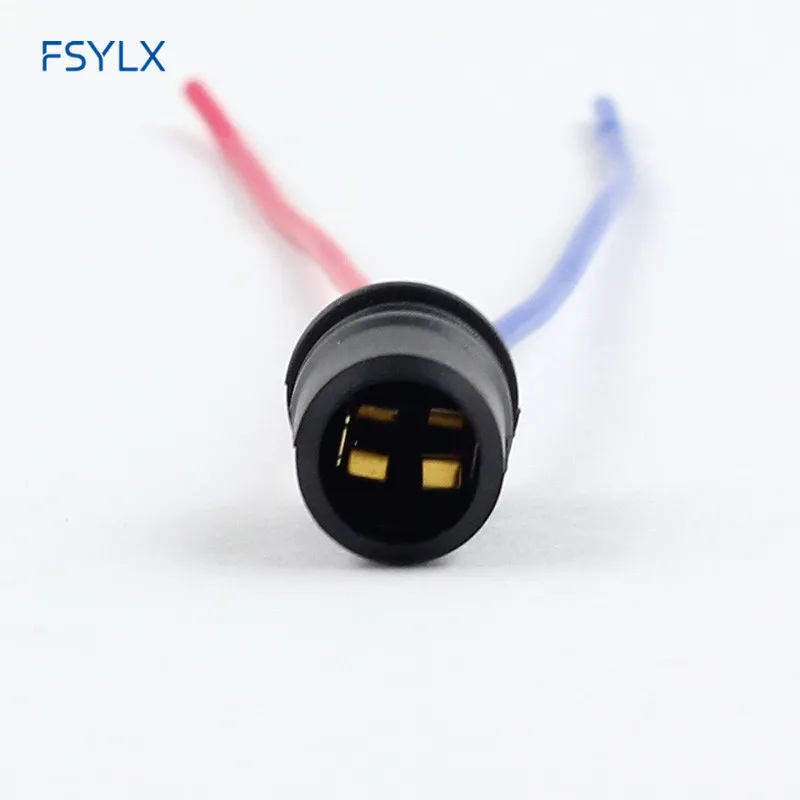 FSYLX T10 разъем T15 W5W 194 168 501 светодиодный Разъем T10 держатель лампы Кабель светодиодный T10 W5W разъем лампы удлинитель Разъем Держатель разъемы