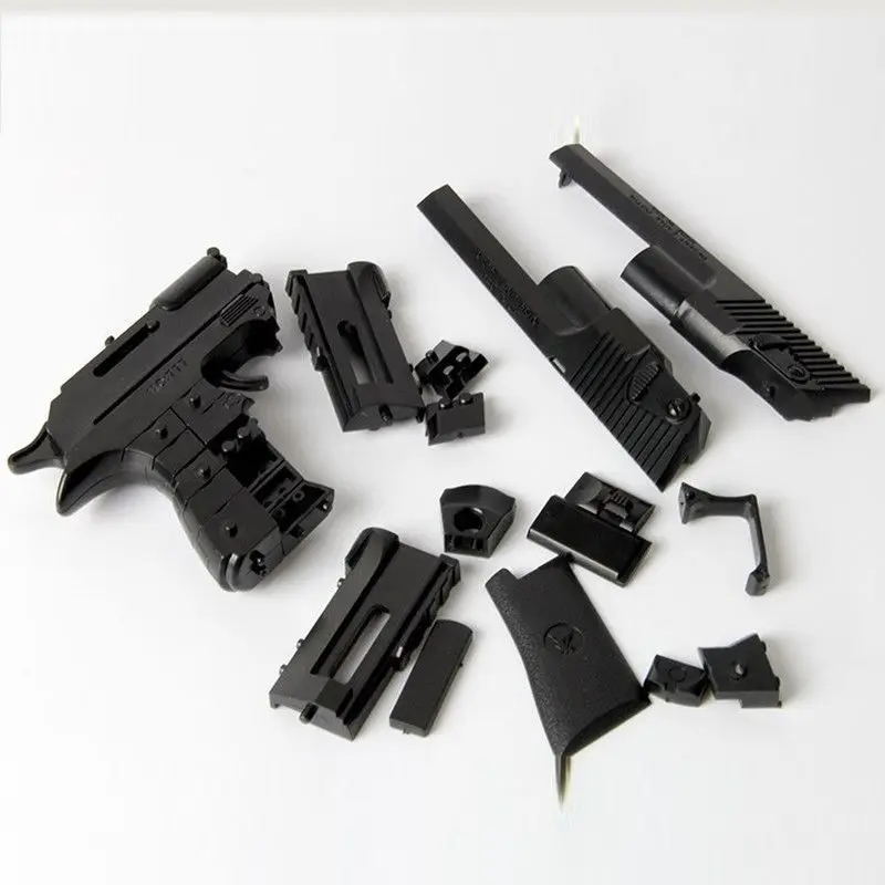 Конструктор имитация пистолета игрушки пустыня модель орла собранные пистолет