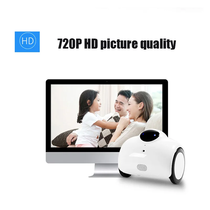 Новинка 720P HD камера робот встроенный wifi микрофон и динамик поддержка Мобильный пульт дистанционного управления удаленный домофон для IOS Android