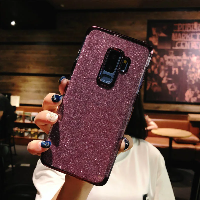 Блестящий чехол ТПУ для Samsung S9 Plus Note 9 S10 10 Pro A10 A20E A30 A50 A70 M20 M30 M40 J4 J6 J8 A6 A7 A8 2018 Fundas |