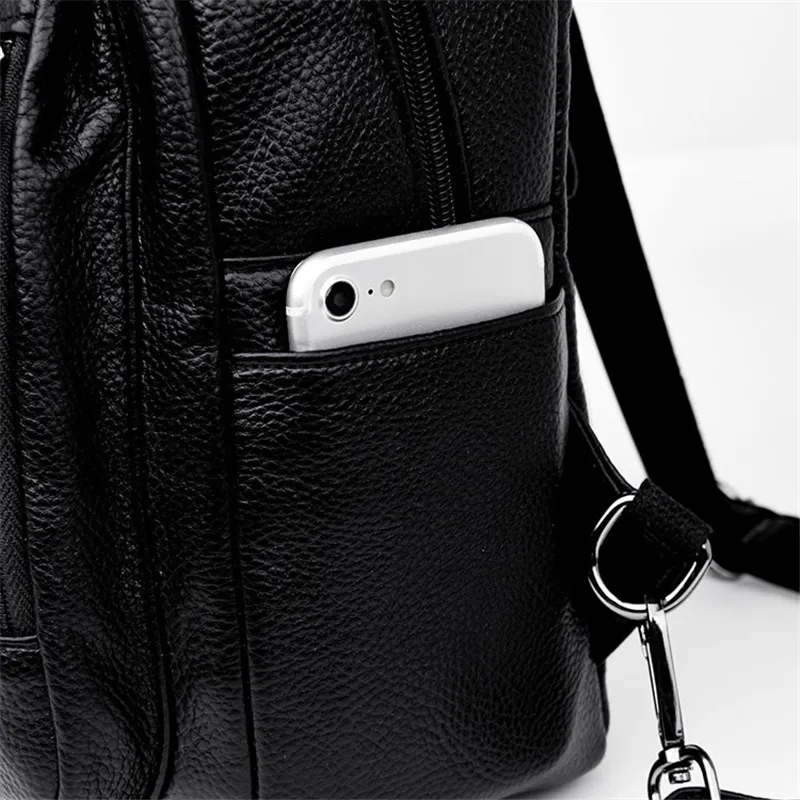 Рюкзак женский из мягкой искусственной кожи для девочек подростков|Женские