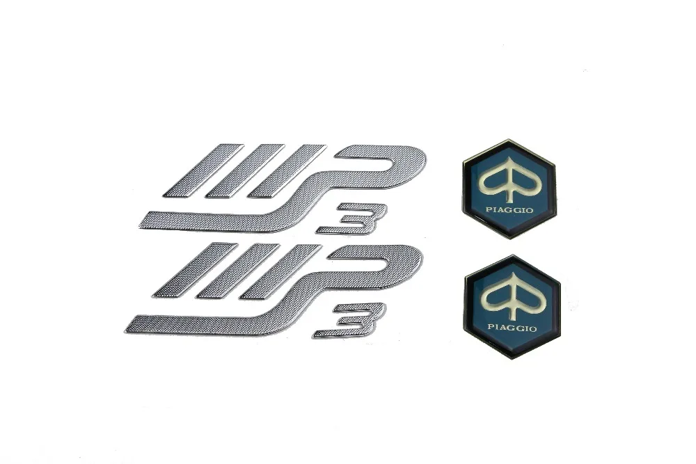 

KODASKIN Emblems 3D Logos Motorcycle Stickers for PIAGGIO MP3 Moto Scooter
