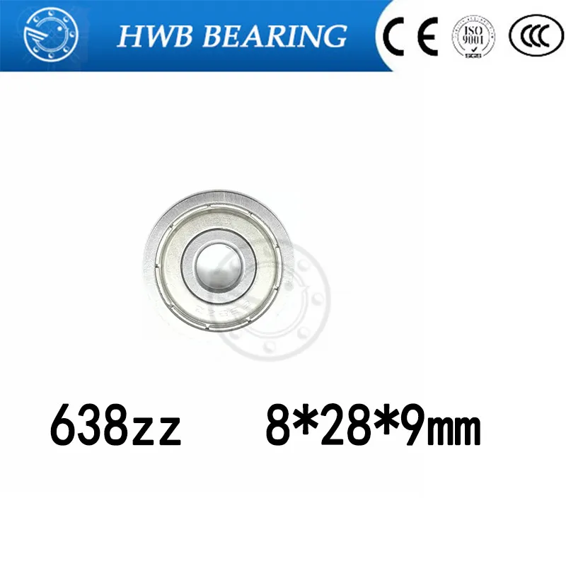 Бесплатная доставка 10 шт./лот Прямая продажа с фабрики 638 638ZZ 638Z 2Z 80038 8*28*9 мм