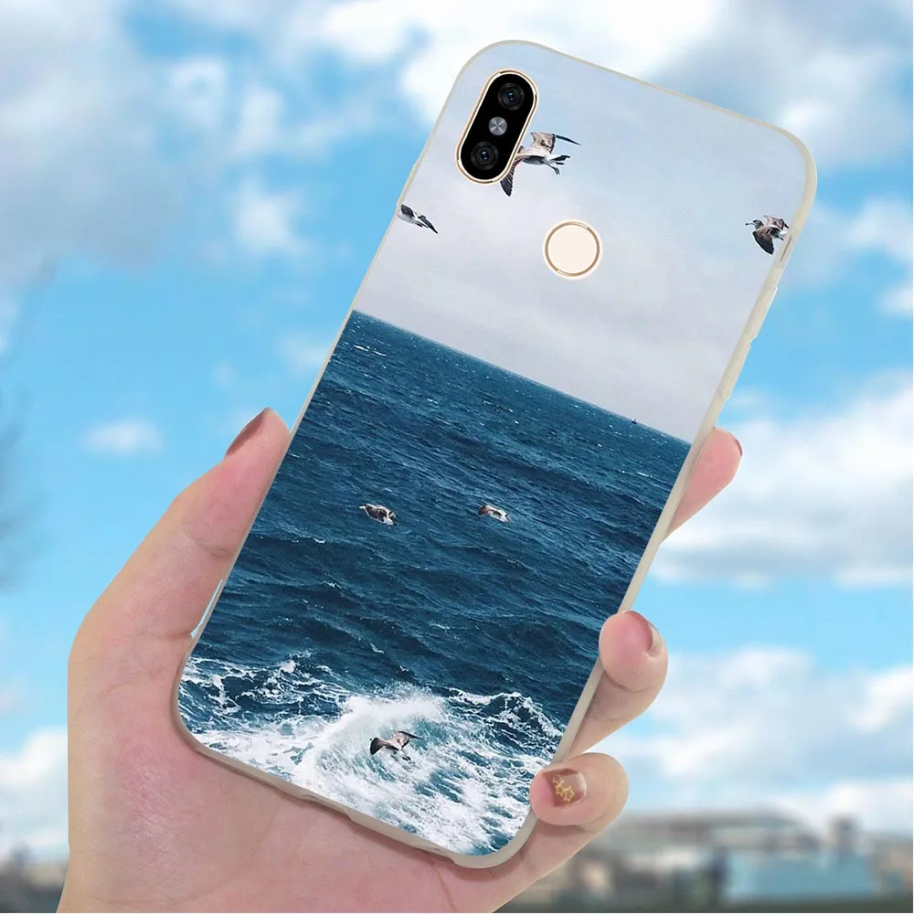 Мягкий ударопрочный чехол из ТПУ для телефона Redmi Note 5 Pro Ocean Sea 4X A2 A1 4A Plus 5A Prime 6A 7 6