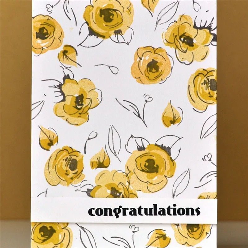 GJCrafts Flower Dies Clear Stamps and for Scrapbooking Photo Album Paper Crafts Die Cuts Card Making Stamp Sets | Дом и сад