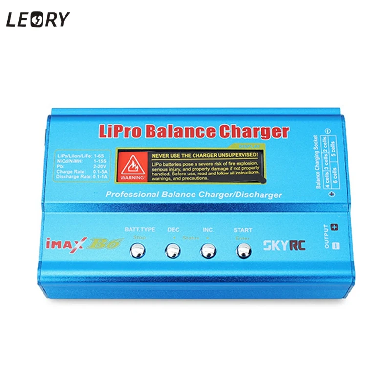 Горячая SkyRC IMAX B6 цифровой RC AC Lipo литий-полимерный аккумулятор баланс зарядное устройство для Rc частей части батареи