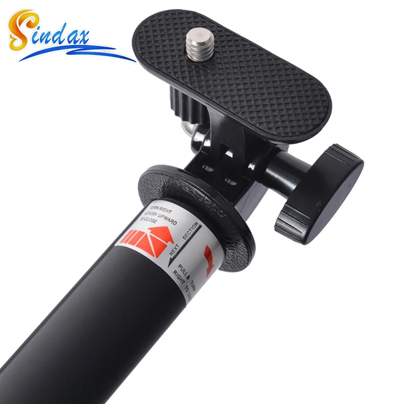 Выдвижная водонепроницаемый GoPro моноподе штатив рубец с адаптер для герой 4 3 Sj4000