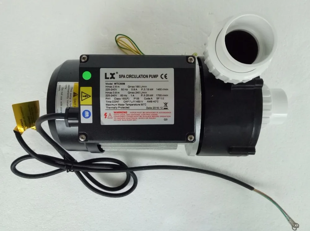 

LX WTC50 Bathtub Pump Circulation Pump Pool and SPA LX WTC50M 50HZ or 50~60HZ avaliable