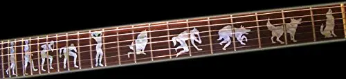 Маркеры Fretboard с инкрустацией наклейки для гитары Werewolf|decal|decal sticker |