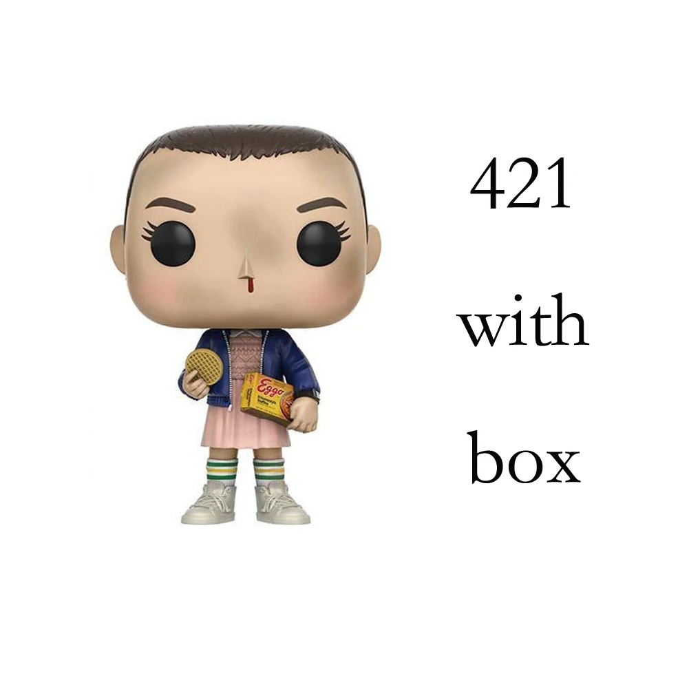 421 with box Странные Вещи персонаж 10 см фигурка игрушки виниловые куклы для коллекции - Цвет: 421 with box
