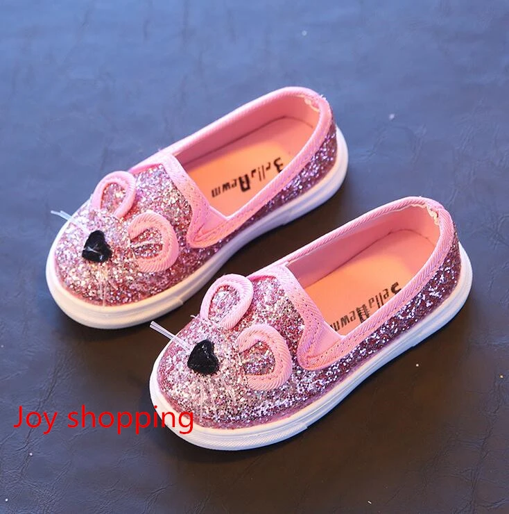 Spring new Korean Girls Single Shoes Boys Cartoon Cat Casual Children 's Baby Students | Детская одежда и обувь