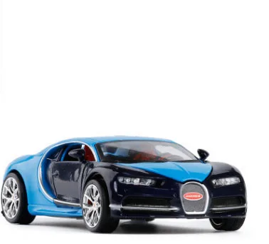 A 1:32 Масштаб игрушечный автомобиль Bugatti Chiron металлическая игрушка сплав автомобиль Diecasts игрушечный Транспорт модель автомобиля Миниатюрная модель автомобиля игрушки для детей - Цвет: A