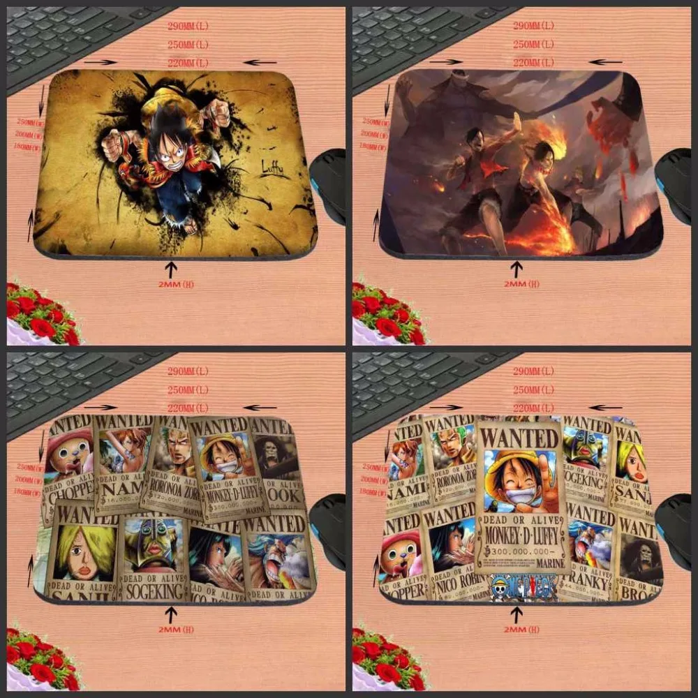 

Mairuige Wholesale Popular Japanese Anime one piece Mouse Pad Computer Gaming Mouse Pad Gamer Play Table Mats As A Gift