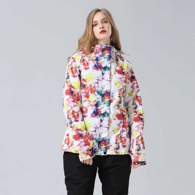 SHAFEEK зимняя Лыжная куртка для женщин ветрозащитная Водонепроницаемая дышащая