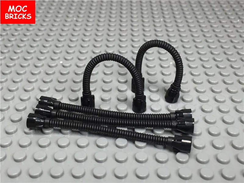 50 шт./лот MOC строительные блоки шланг гибкий 8.5л с концами стола подходит 73590c03a