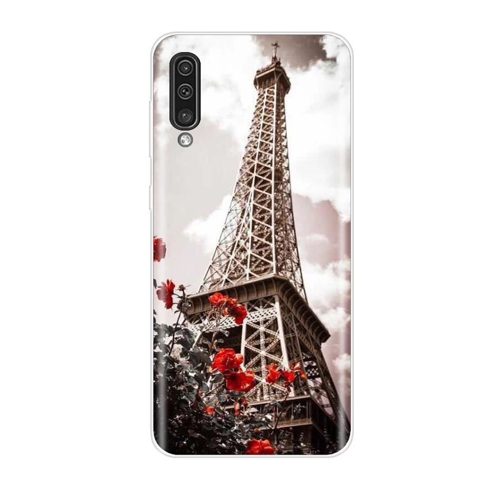 Силиконовый чехол для samsung Galaxy A50 с милыми животными мягкий ТПУ телефона |