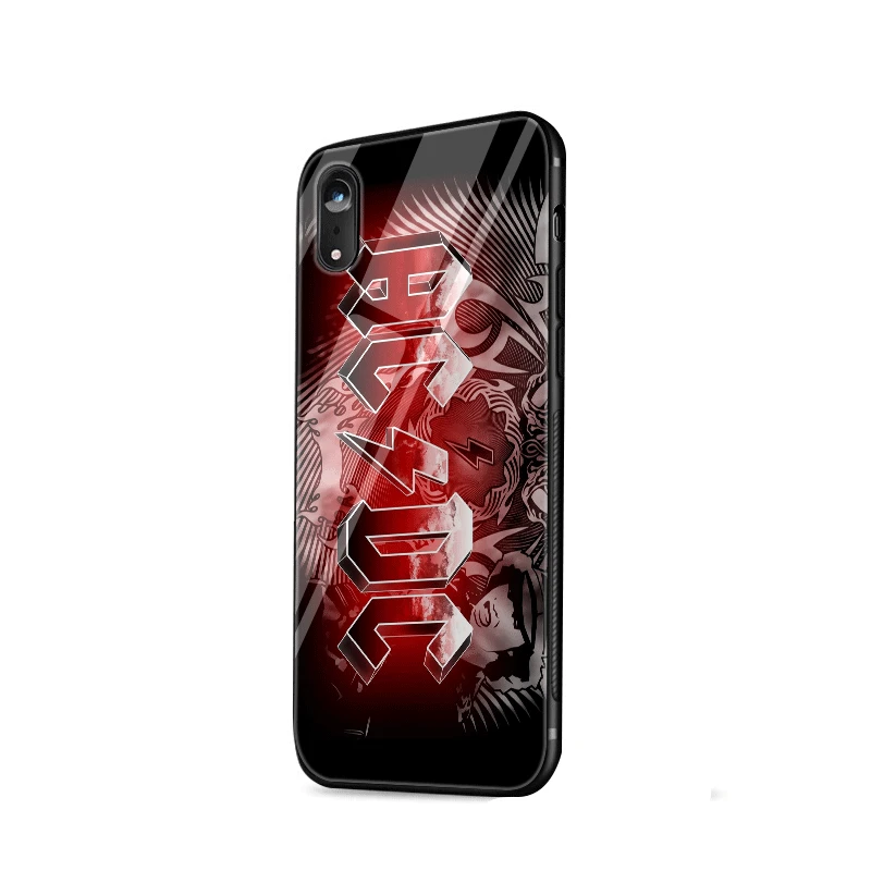 Ac Dc черный лед тяжелый металл музыка ТПУ чехол для iPhone 11 Pro XR X XS Max 5 5S 6 6s 7 8 Plus Защита
