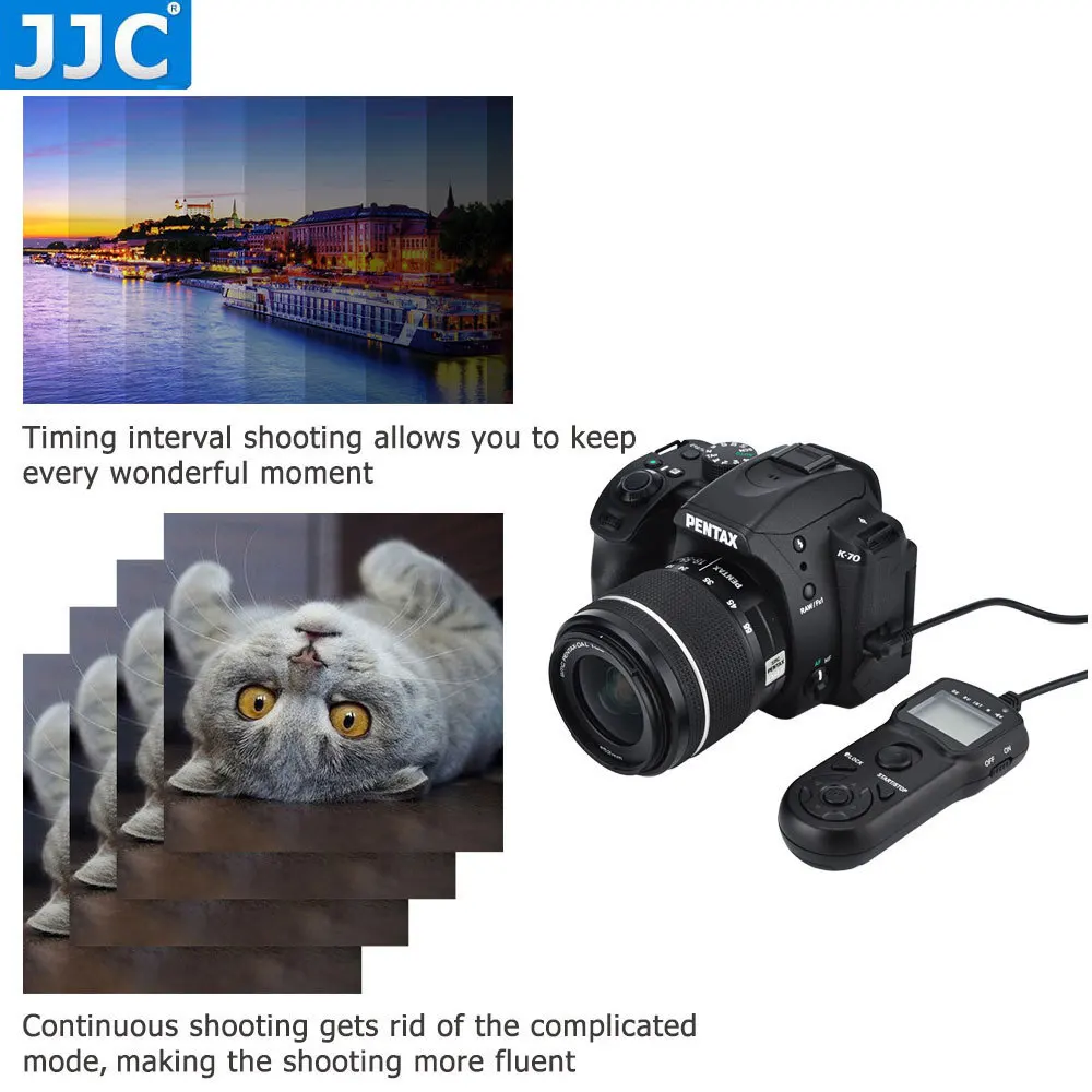 

JJC Camera Wired Timer Remote Control Shutter Release Cord for Sony A7III A6500 A6300 A6000 A7R II RX100IV HX90 HX90V RX1R II