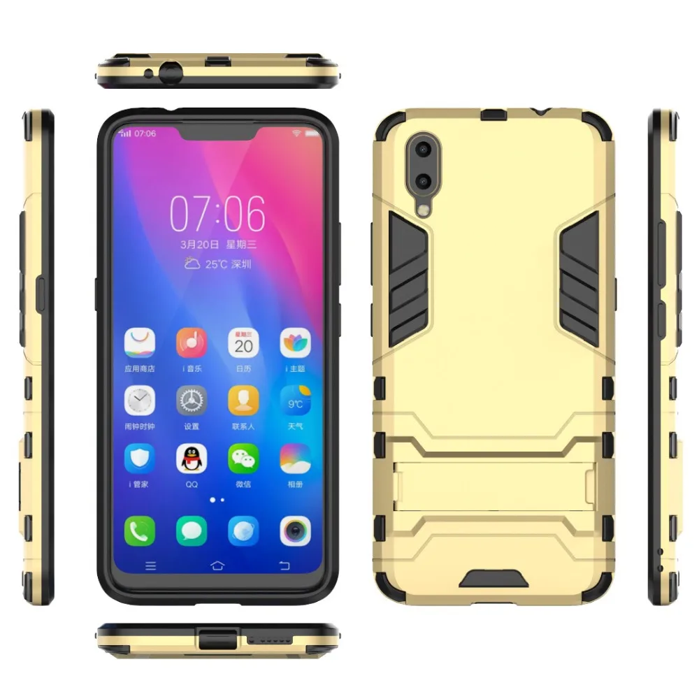 Броня серии подходит для естественных X23 Kickstand Case современный Slim Fit чехол телефона