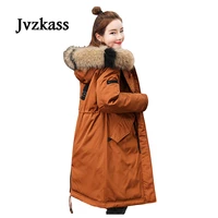 jvzkass 2018 new winter padded cotton female new long knee coat down cotton korean women tide z62