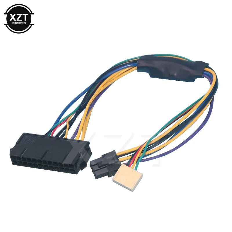 

1 шт. ATX 24 контакта на материнскую плату 2 порта 6 контактов адаптер питания 18AWG кабель для HP Z220 Z230 SFF разъемы материнской платы