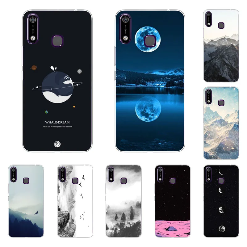 Infinix Hot 7 X624 Case Silicon view Space Painting Soft TPU Back Cover for Hot7 X624B protect Phone bags |