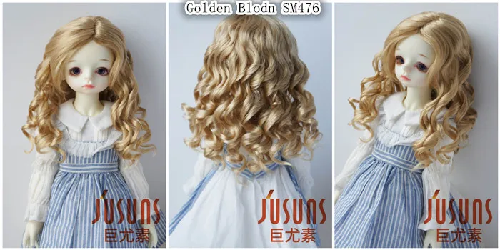 JD259 1/6 1/4 1/3 YOSD MSD SD модные BJD кукла парики Размер 6-7inc 7-8 дюймов, 8-9 дюймов, гнущаяся BJD синтетический мохеровый парик