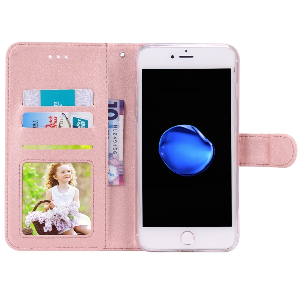 BEFOSSON PU Leather Wallet Case for iPhone 7 plus Soft Phone Cover Credit Card 8 | Мобильные телефоны и аксессуары