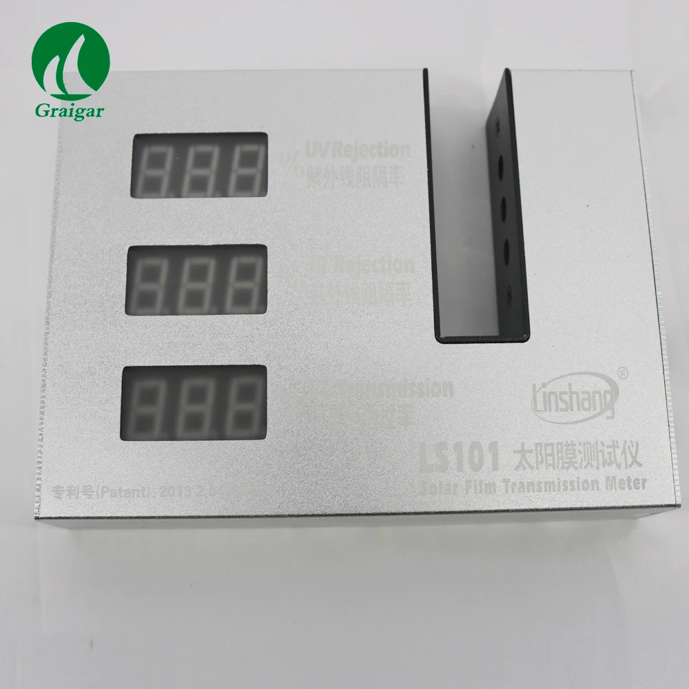 LS101 измеритель передачи солнечной пленки тестер УФ 365nm, VL 380-760nm IR 950nm Заводская поставка