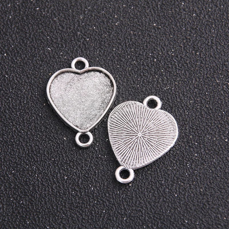 

6 шт. 16 мм Внутренний размер античный Геометрический стиль Прямоугольник Сердце Овальный прямоугольник кабошон основа оправа подвеска