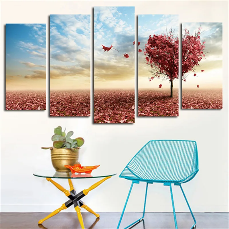 2017 настенная живопись холст художественные фотографии картина любовь сердце