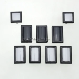 Новая светодиодная Кнопка Beatmania IIDX 7 прямоугольных + 2 квадратных светодиодных кнопок для аркадных игр