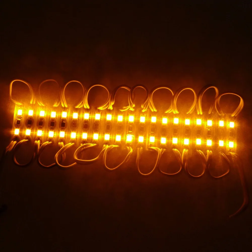 20X SMD 2835 2 светодиодный модуль DC12V Водонепроницаемый для рекламы светильник слова