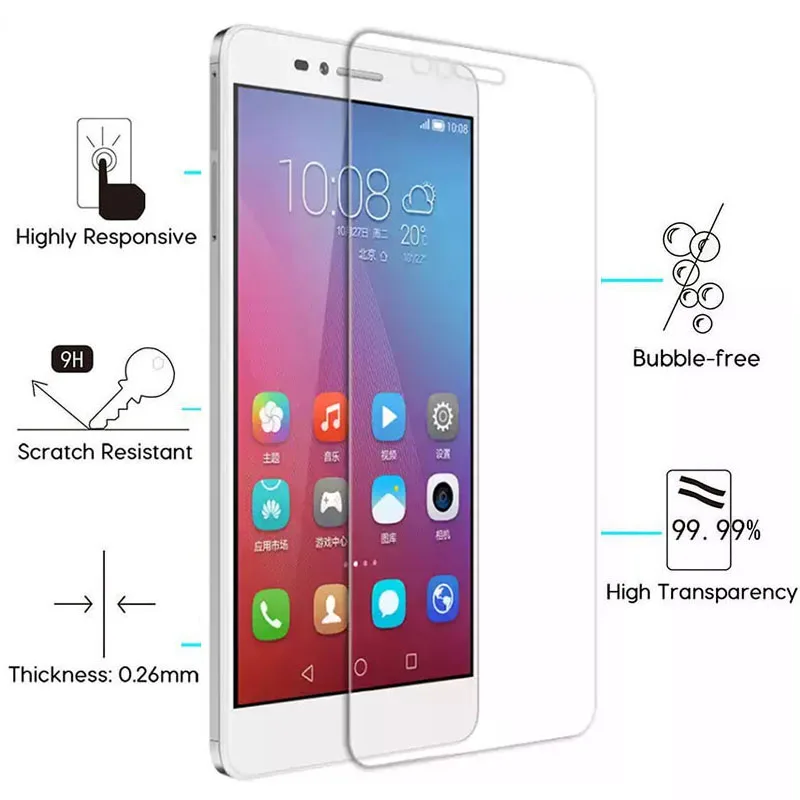Защитное стекло Honor 5c для Huawei 5x 5a закаленное 5 C X A C5 X5 A5 Защитная пленка экрана на